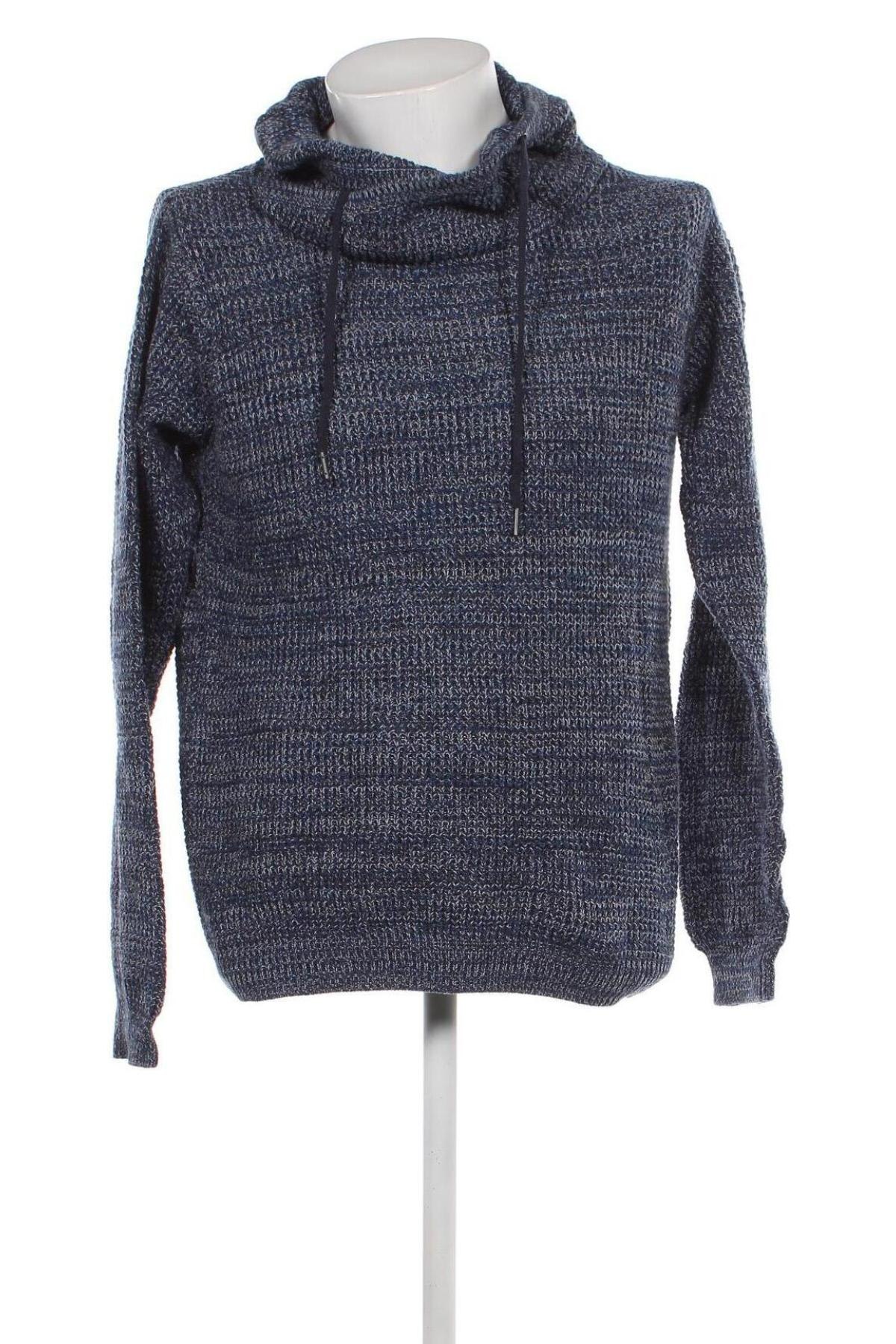 Ανδρικό πουλόβερ Manguun, Μέγεθος L, Χρώμα Μπλέ, Τιμή 7,36 €