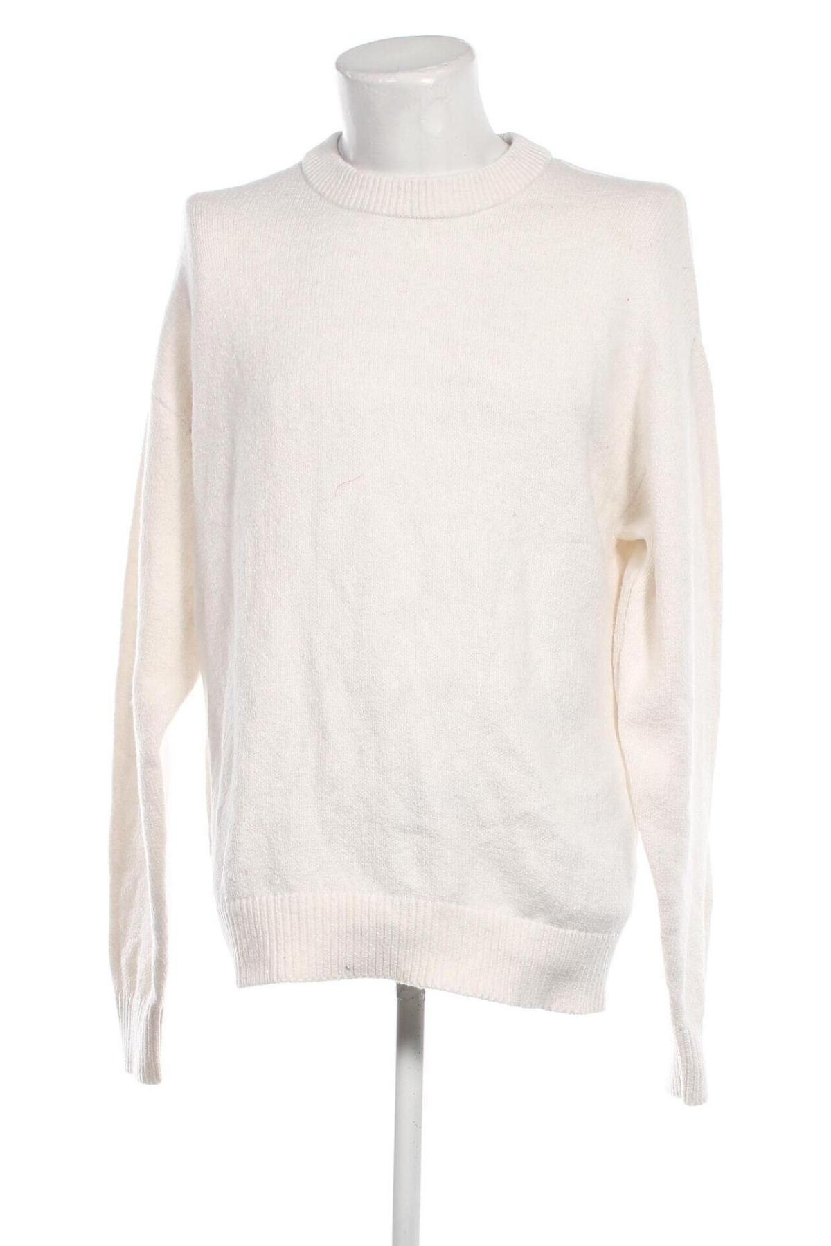 Ανδρικό πουλόβερ Originals By Jack & Jones, Μέγεθος L, Χρώμα Λευκό, Τιμή 8,76 €