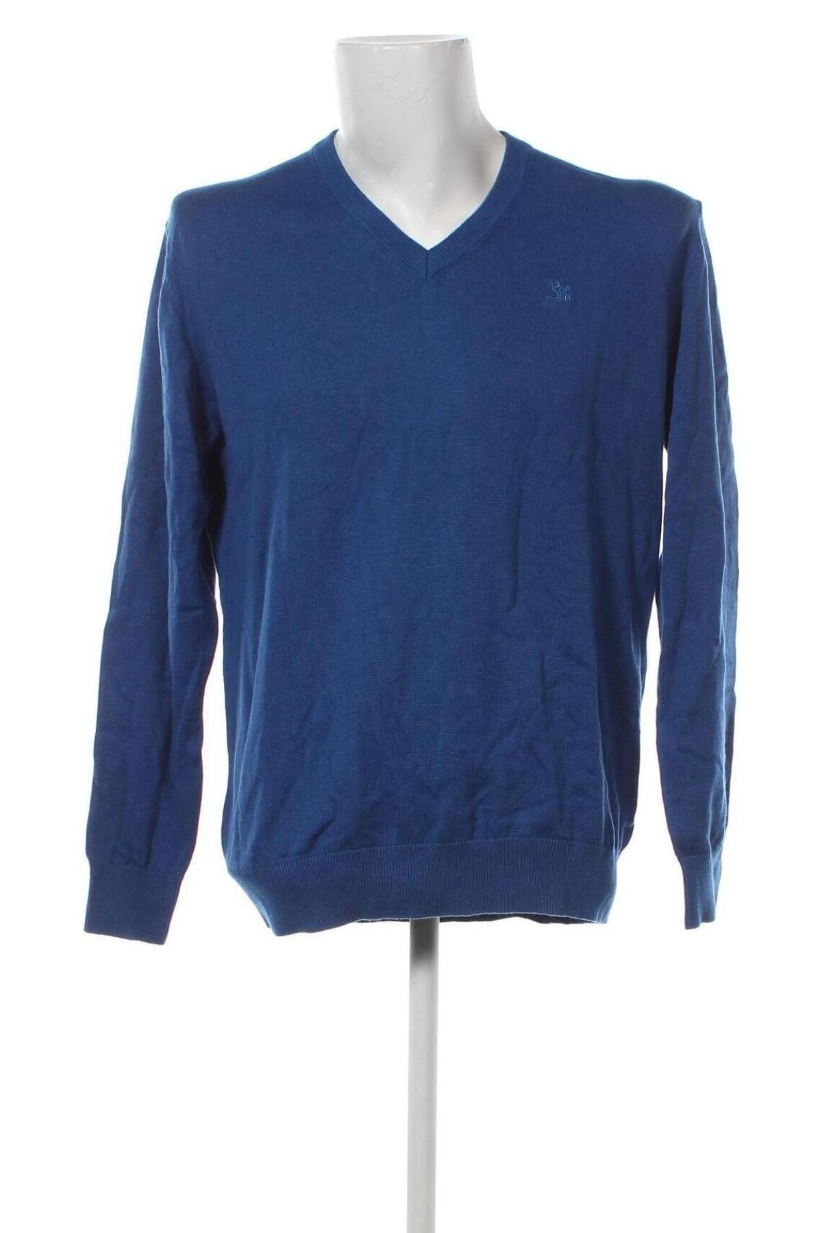 Ανδρικό πουλόβερ Otto Kern, Μέγεθος L, Χρώμα Μπλέ, Τιμή 10,52 €