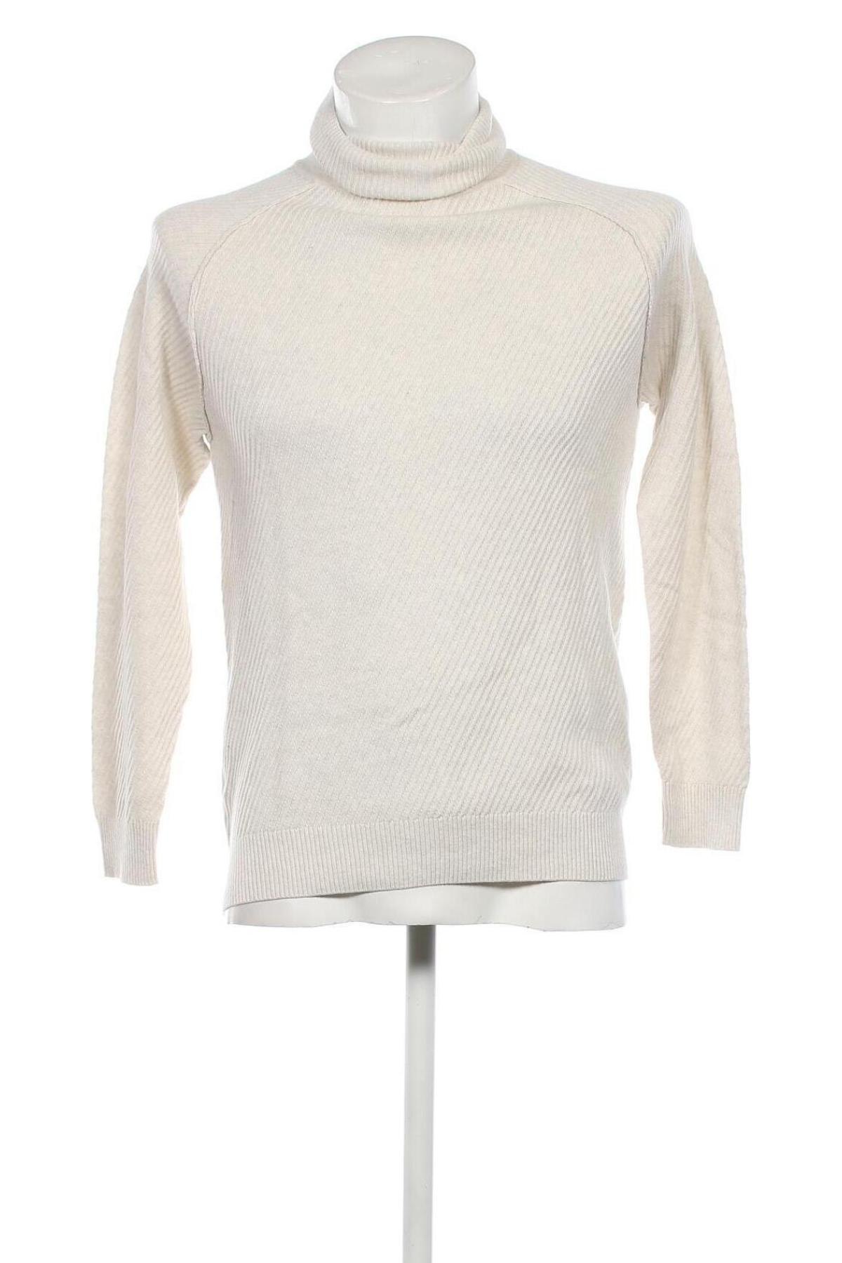 Ανδρικό πουλόβερ Pier One, Μέγεθος M, Χρώμα Λευκό, Τιμή 10,67 €