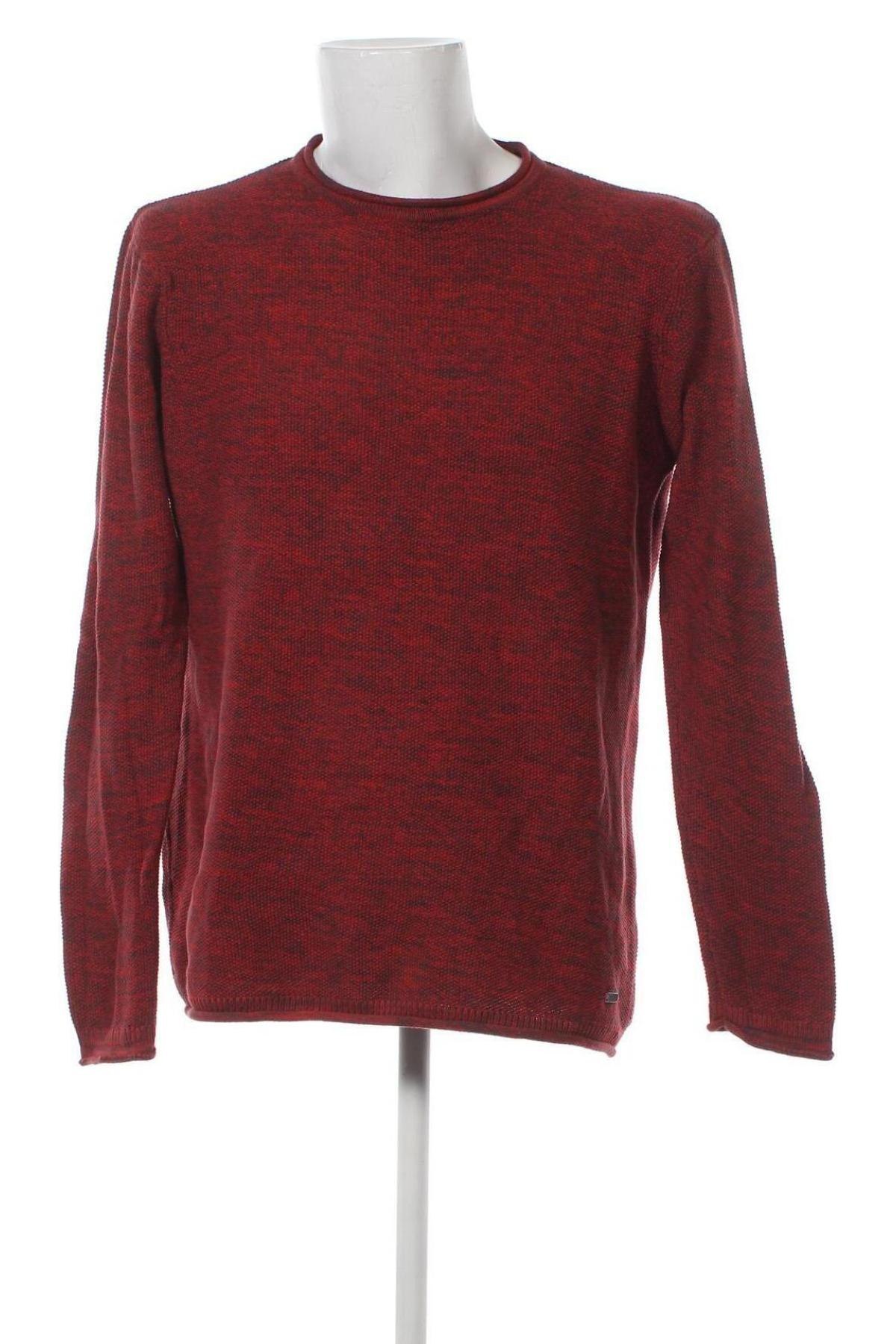 Herrenpullover Tom Tompson, Größe M, Farbe Rot, Preis 20,18 €