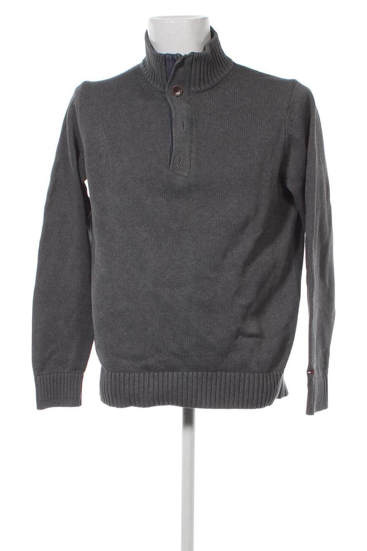 Мъжки пуловер Tommy Hilfiger, Размер XL, Цвят Сив, Цена 27,88 лв.