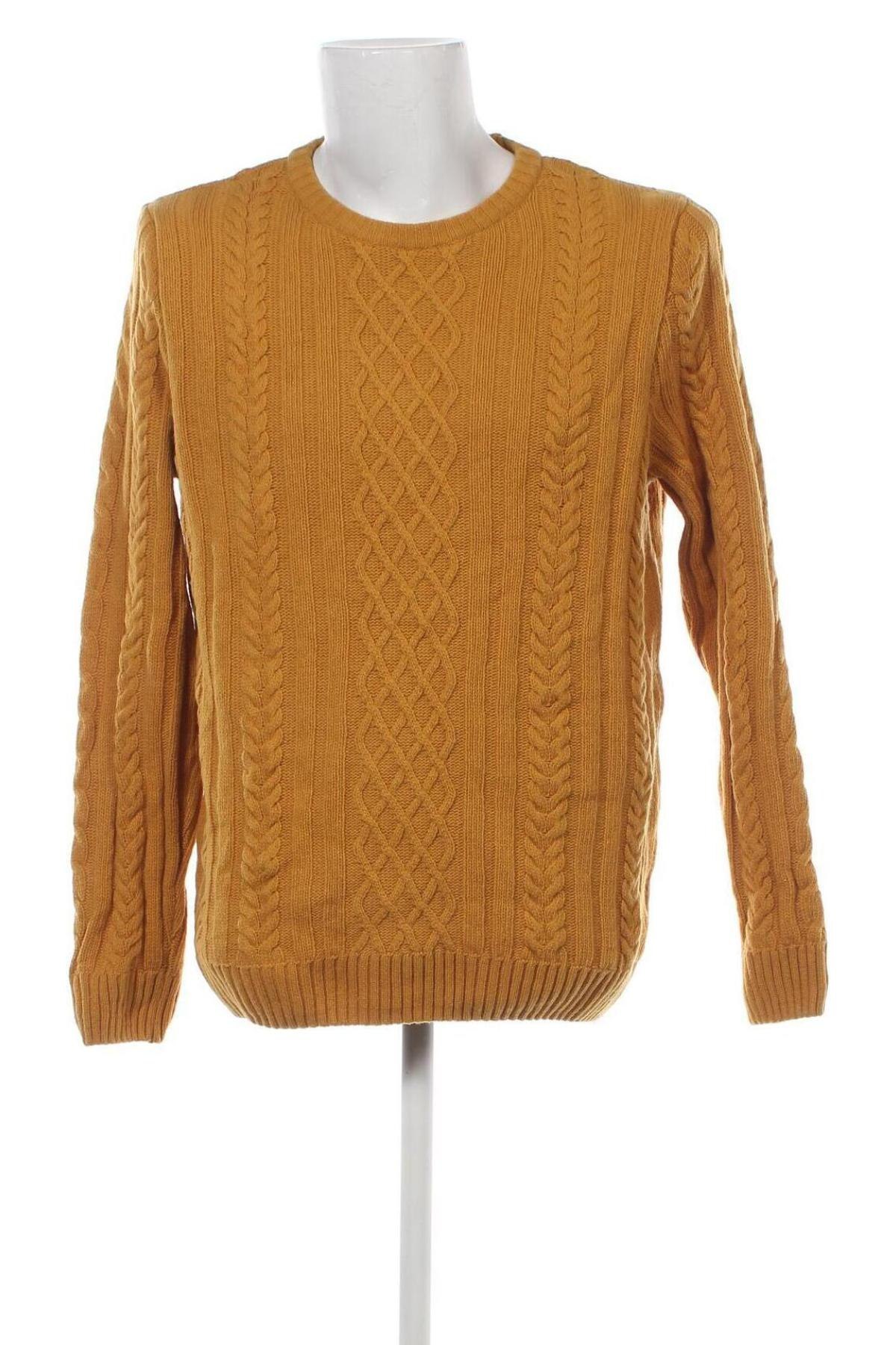 Мъжки пуловер Walbusch, Размер L, Цвят Жълт, Цена 18,04 лв.