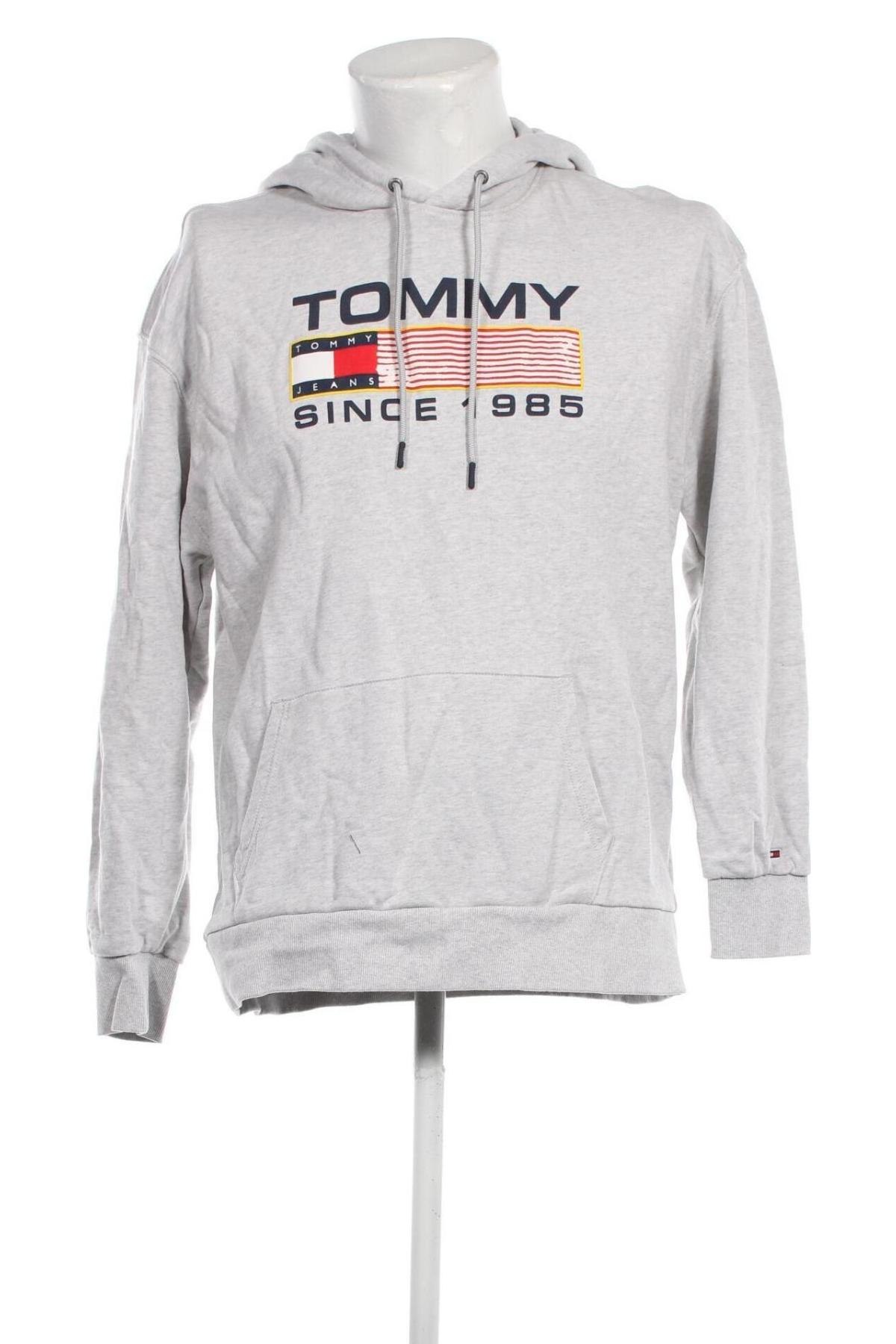 Мъжки суичър Tommy Jeans, Размер M, Цвят Сив, Цена 93,00 лв.