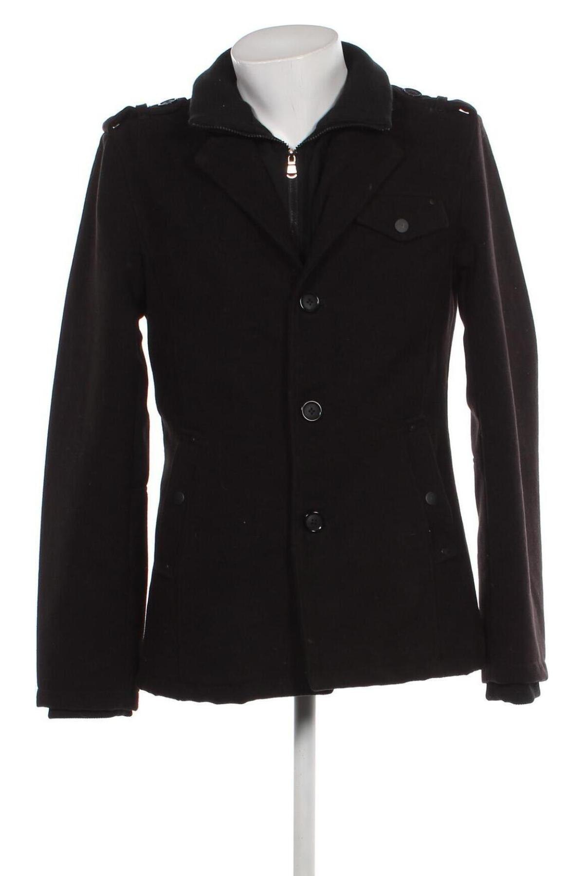Ανδρικά παλτό Century, Μέγεθος L, Χρώμα Μαύρο, Τιμή 33,40 €