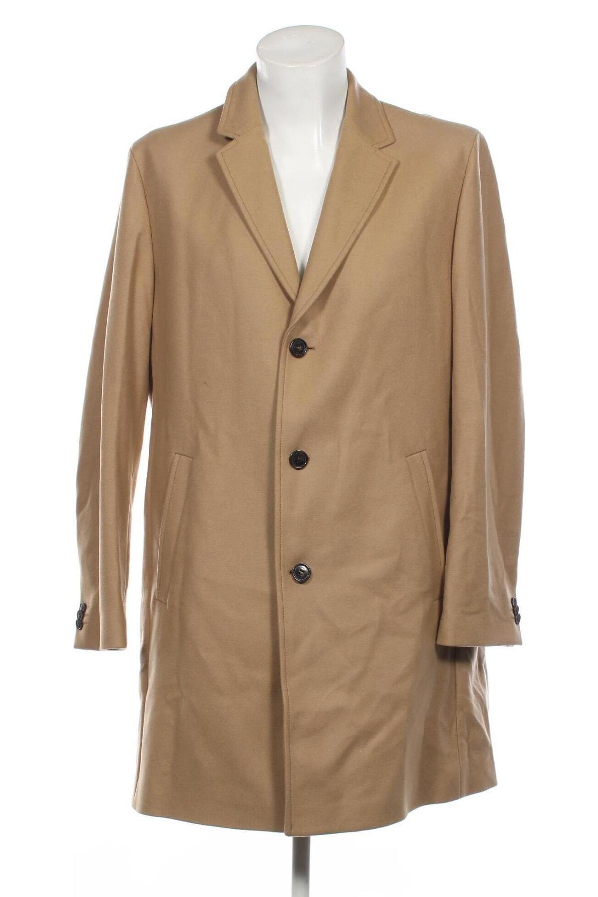 Pánsky kabát  Hugo Boss, Veľkosť XL, Farba Béžová, Cena  310,27 €