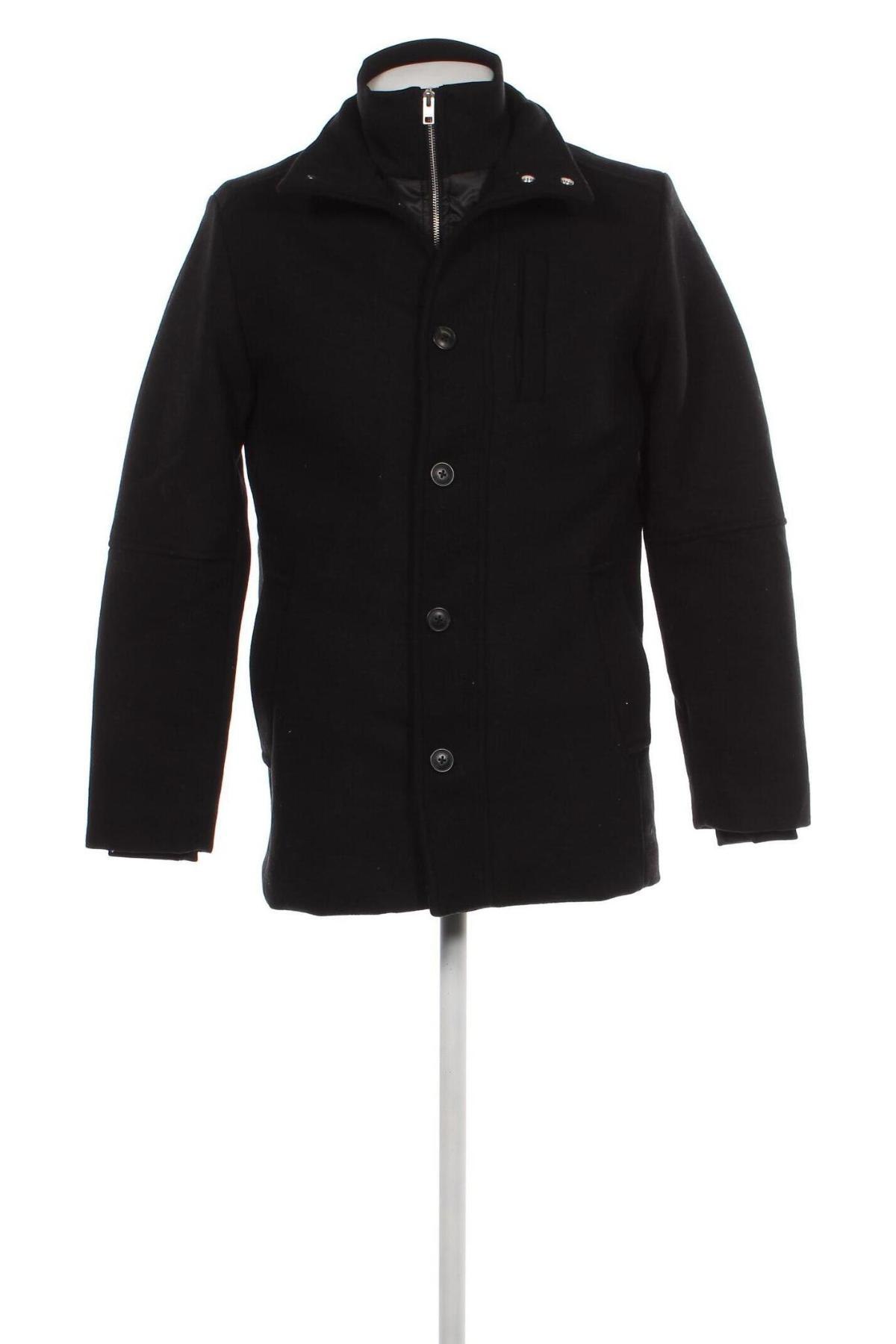 Ανδρικά παλτό Jack & Jones PREMIUM, Μέγεθος S, Χρώμα Μαύρο, Τιμή 24,52 €