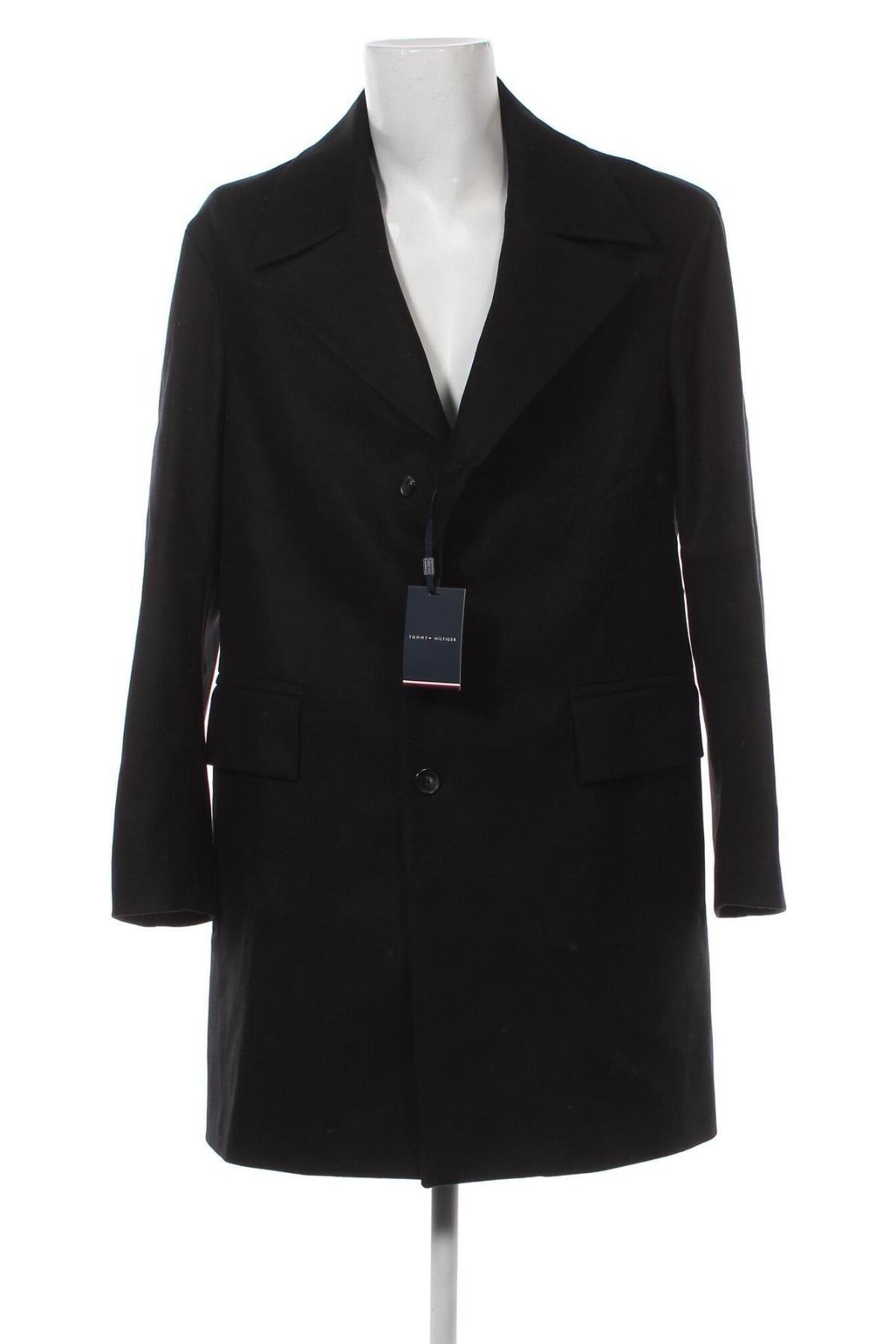 Pánský kabát  Tommy Hilfiger, Velikost L, Barva Černá, Cena  3 320,00 Kč