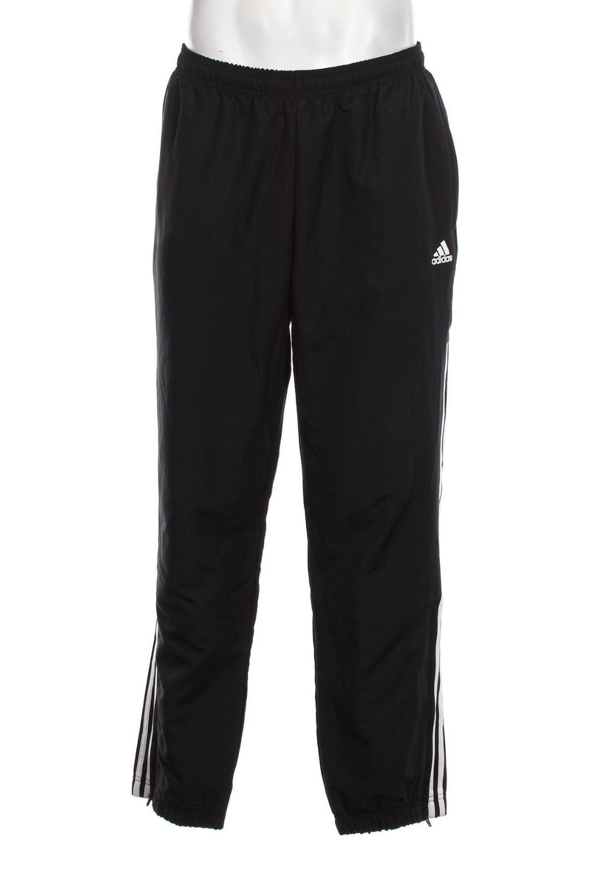 Ανδρικό αθλητικό παντελόνι Adidas, Μέγεθος L, Χρώμα Μαύρο, Τιμή 22,43 €