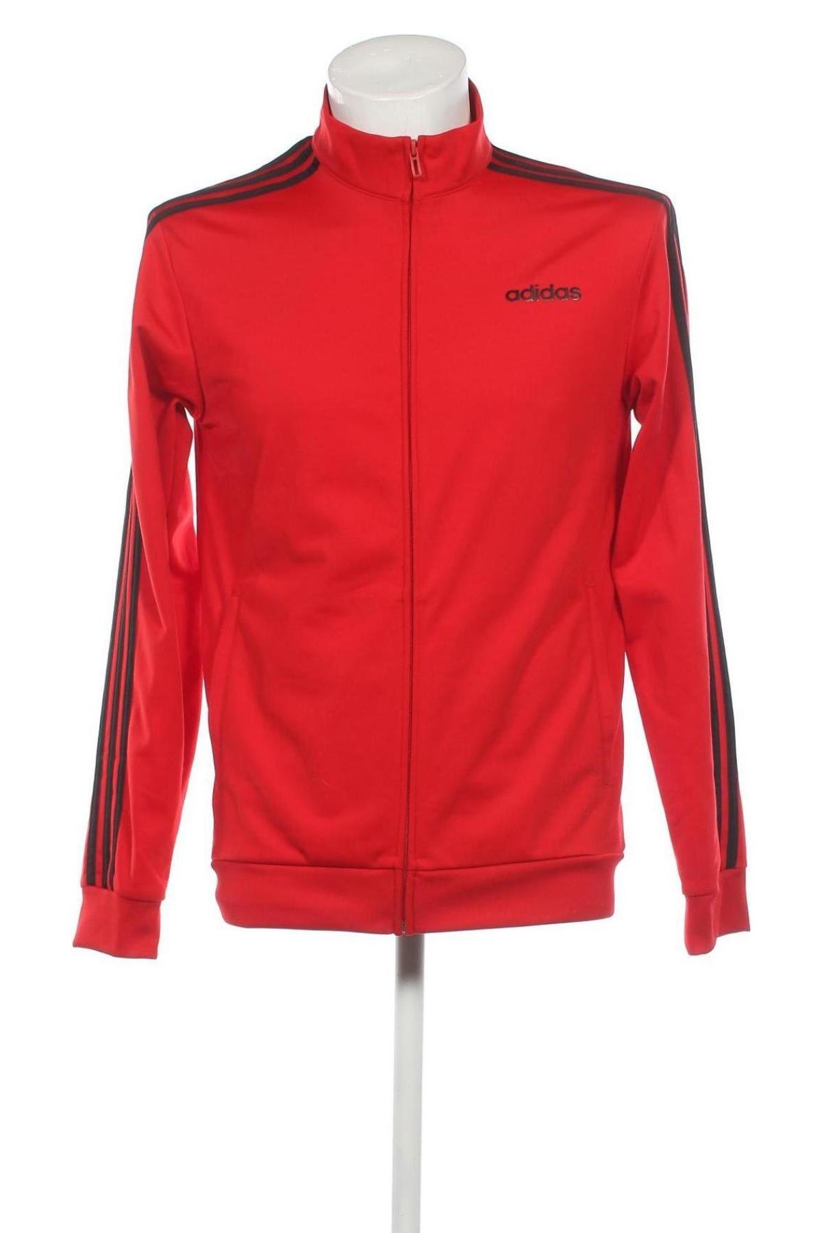 Ανδρική αθλητική ζακέτα Adidas, Μέγεθος M, Χρώμα Κόκκινο, Τιμή 82,99 €