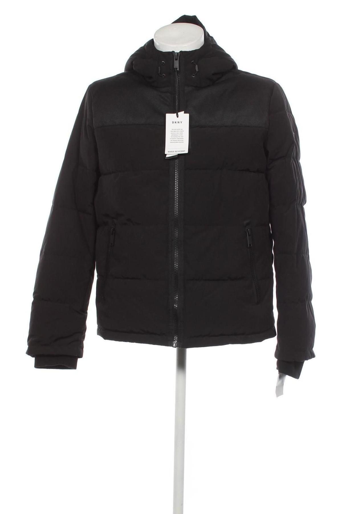 Мъжко яке DKNY, Размер M, Цвят Черен, Цена 284,00 лв.