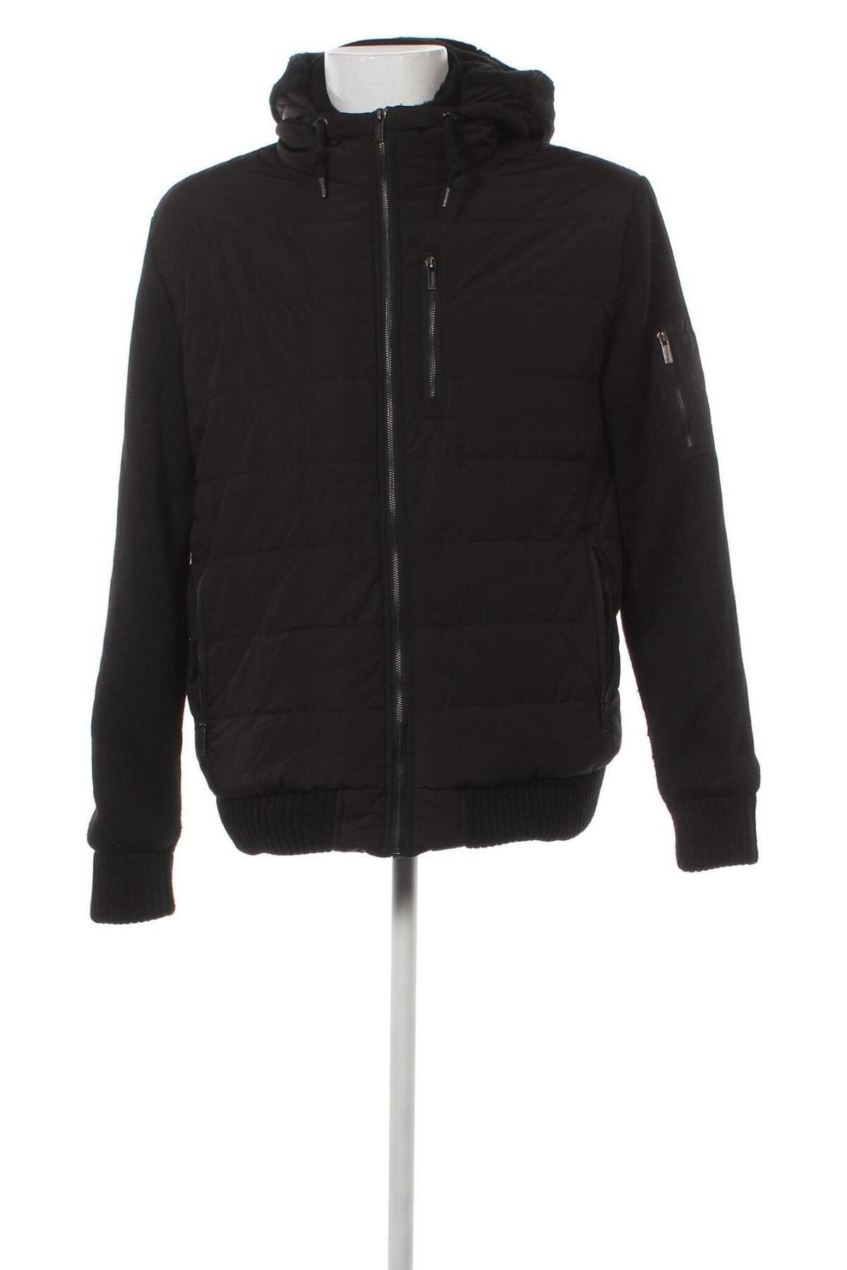 Herrenjacke Firetrap, Größe XL, Farbe Schwarz, Preis 39,51 €