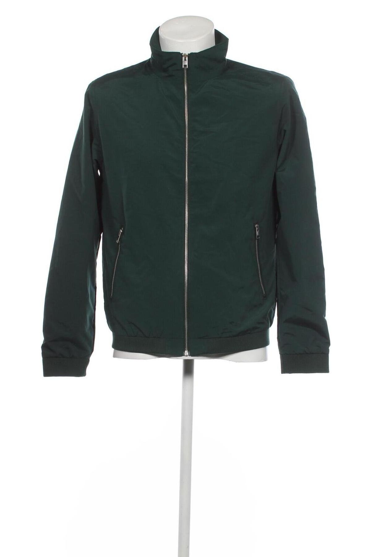 Ανδρικό μπουφάν Jack & Jones, Μέγεθος L, Χρώμα Πράσινο, Τιμή 42,27 €