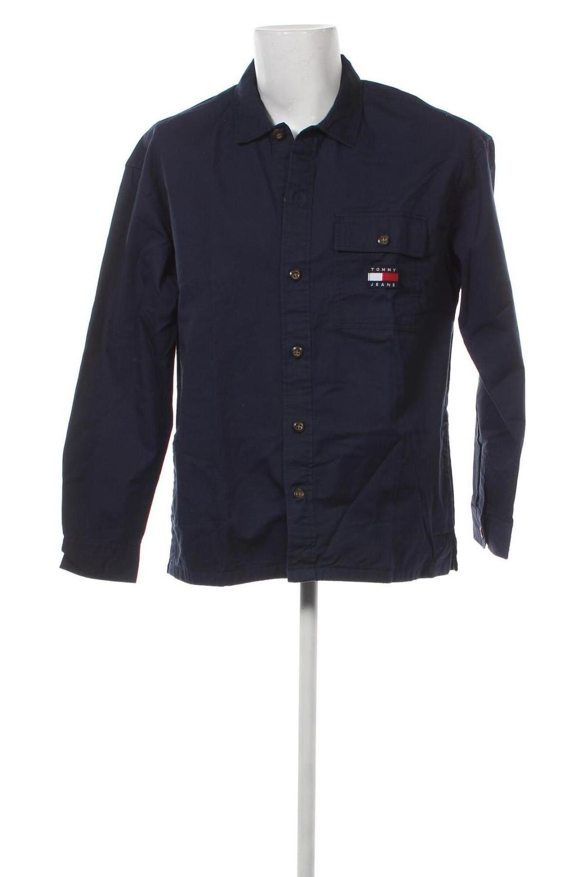 Ανδρικό μπουφάν Tommy Jeans, Μέγεθος L, Χρώμα Μπλέ, Τιμή 87,40 €