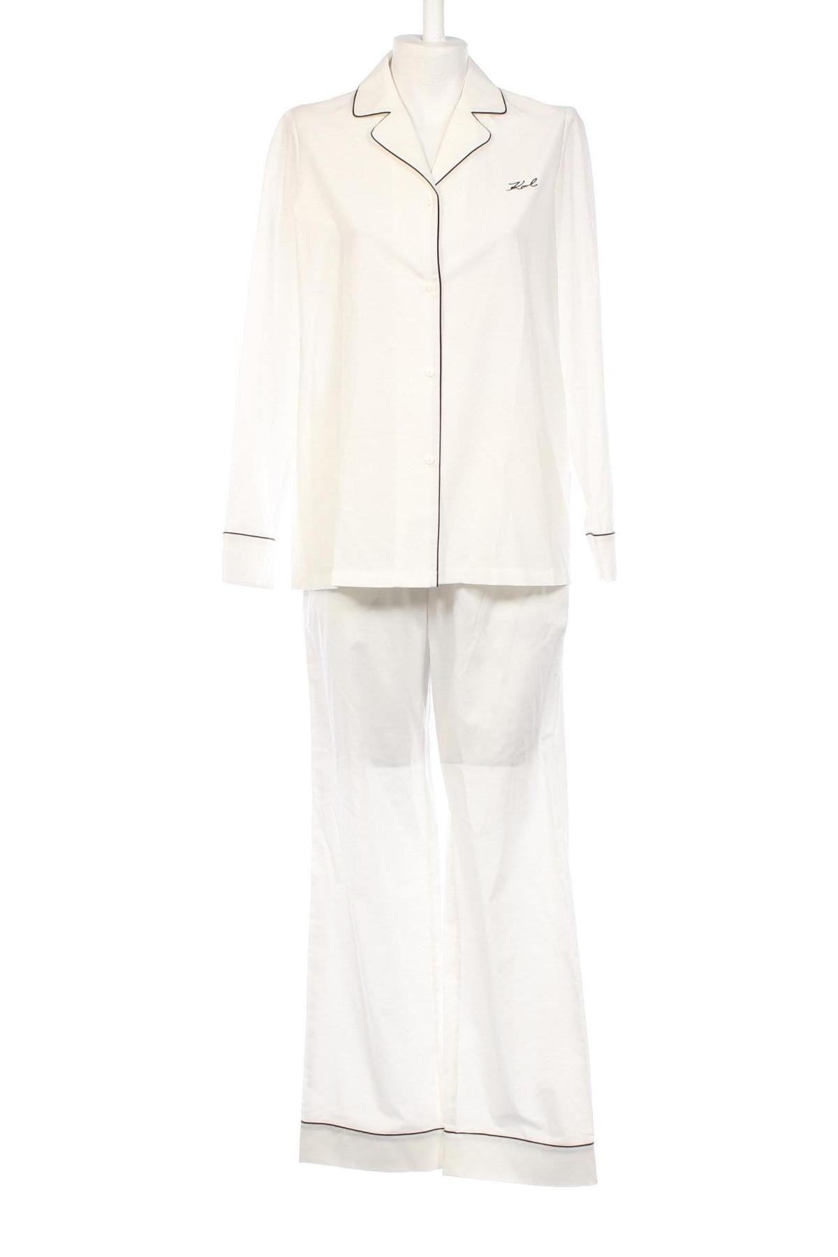 Pyjama Karl Lagerfeld, Größe S, Farbe Weiß, Preis 200,52 €