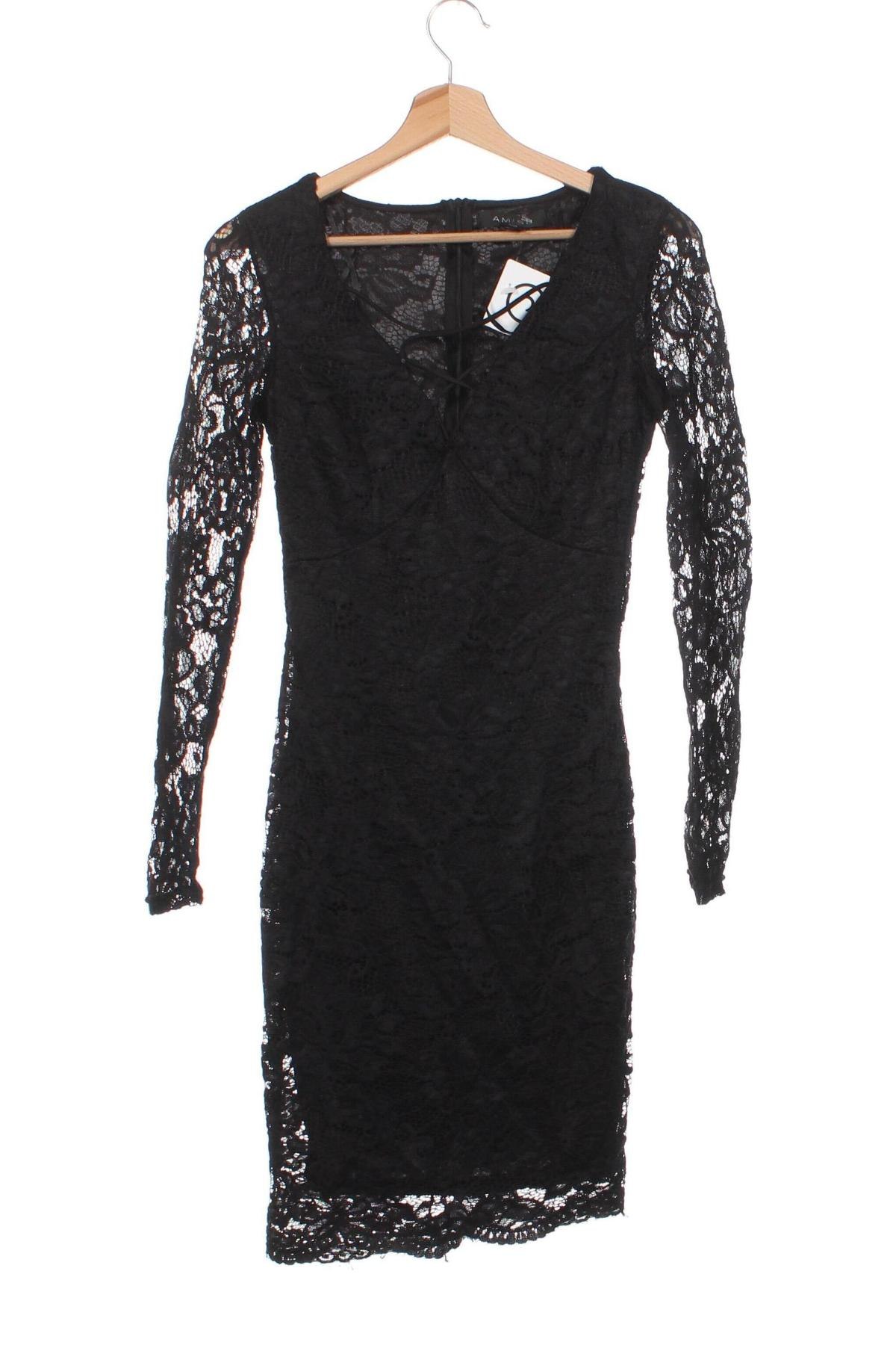 Φόρεμα Amisu, Μέγεθος XS, Χρώμα Μαύρο, Τιμή 3,05 €