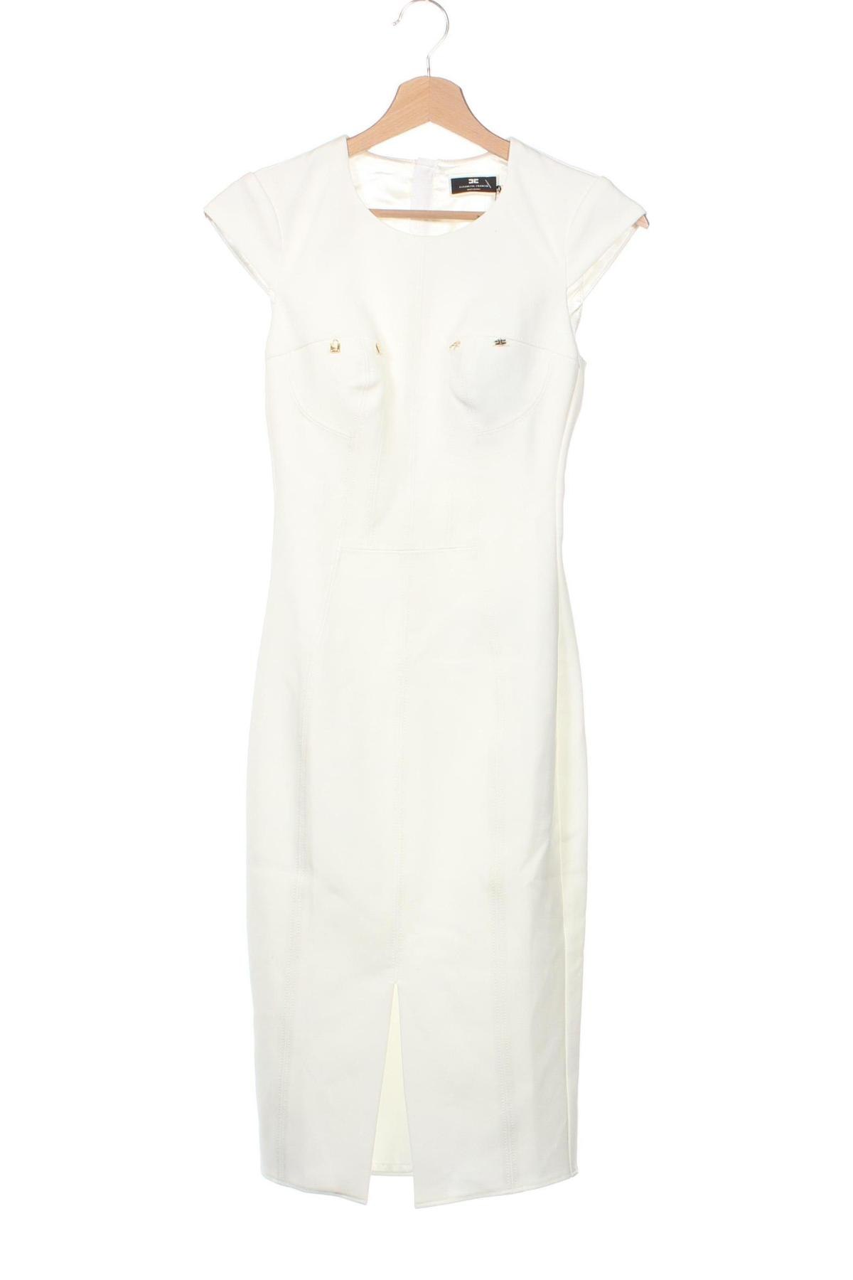 Šaty  Elisabetta Franchi, Velikost M, Barva Bílá, Cena  5 942,00 Kč