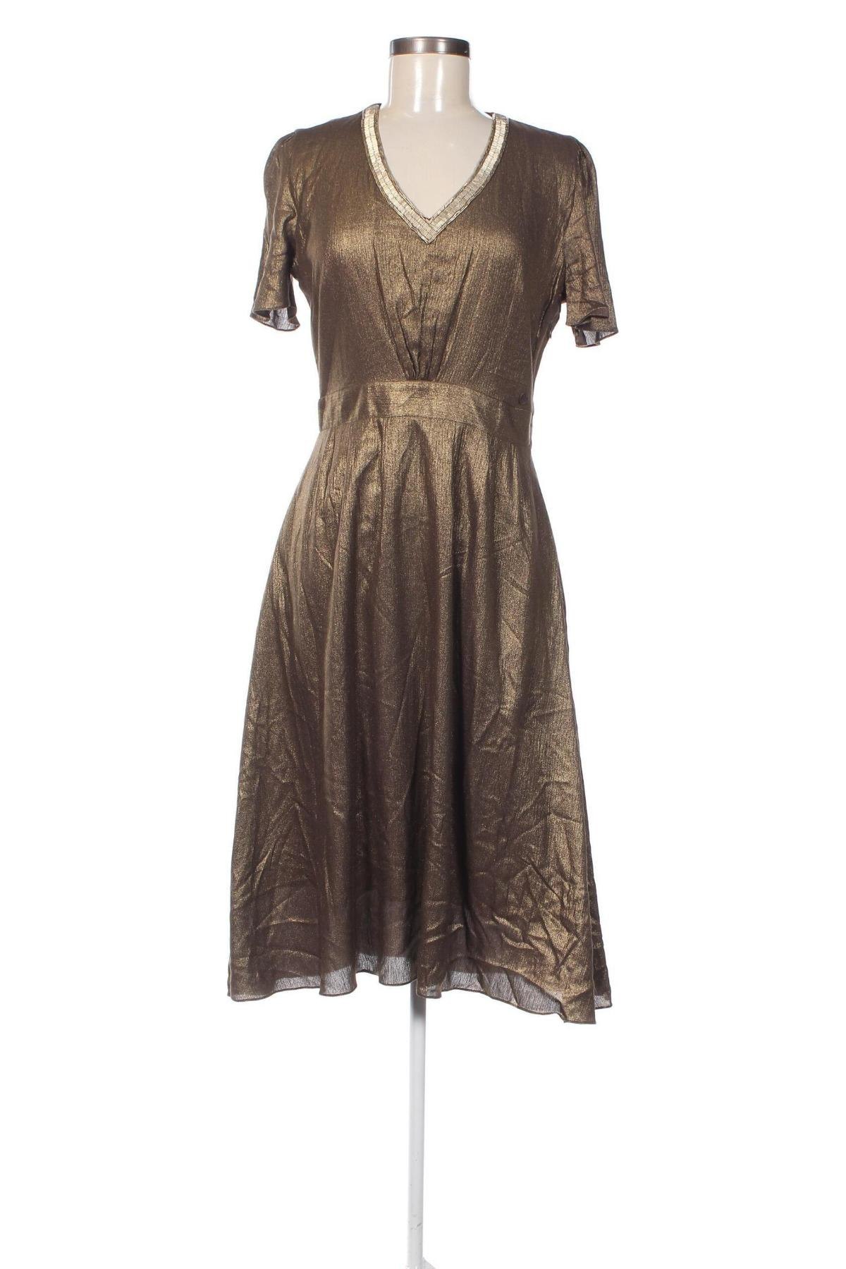 Φόρεμα La Martina, Μέγεθος M, Χρώμα Χρυσαφί, Τιμή 155,15 €