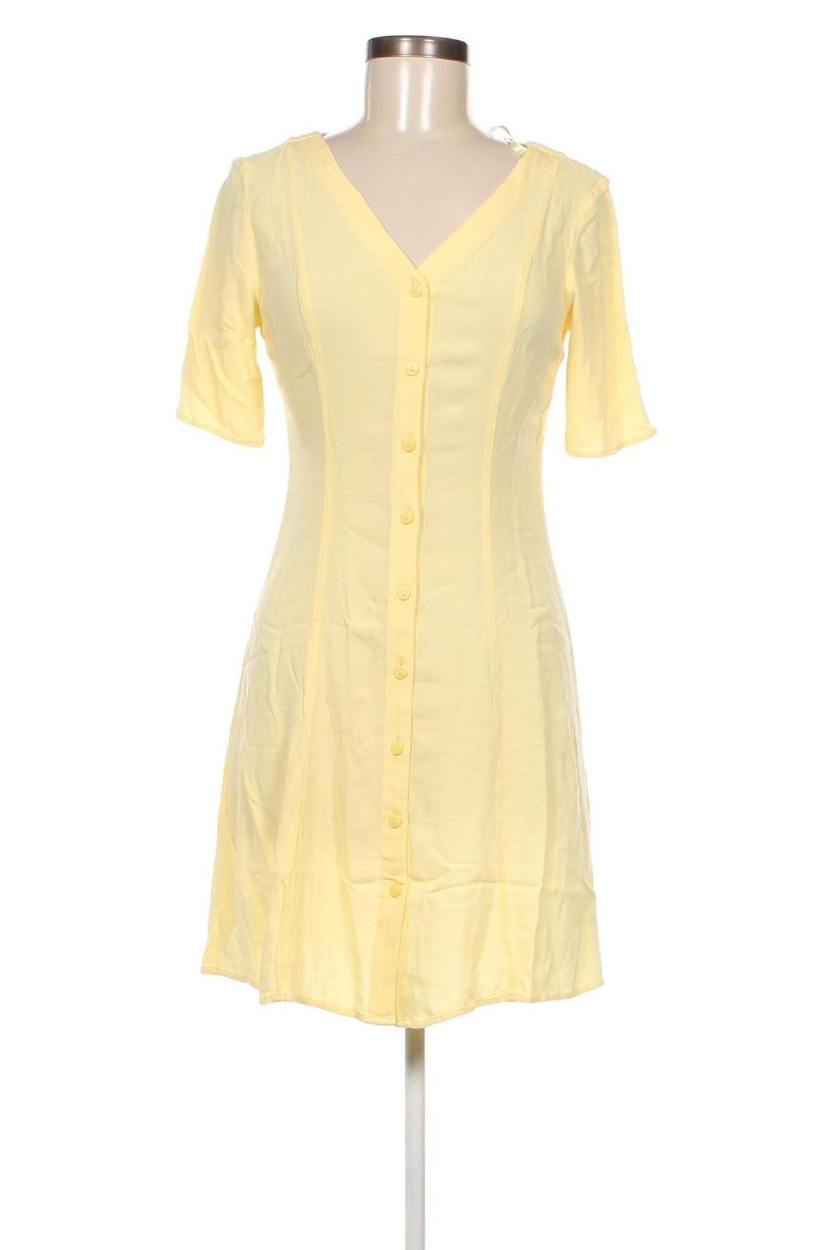 Kleid Monki, Größe XXS, Farbe Gelb, Preis 25,26 €