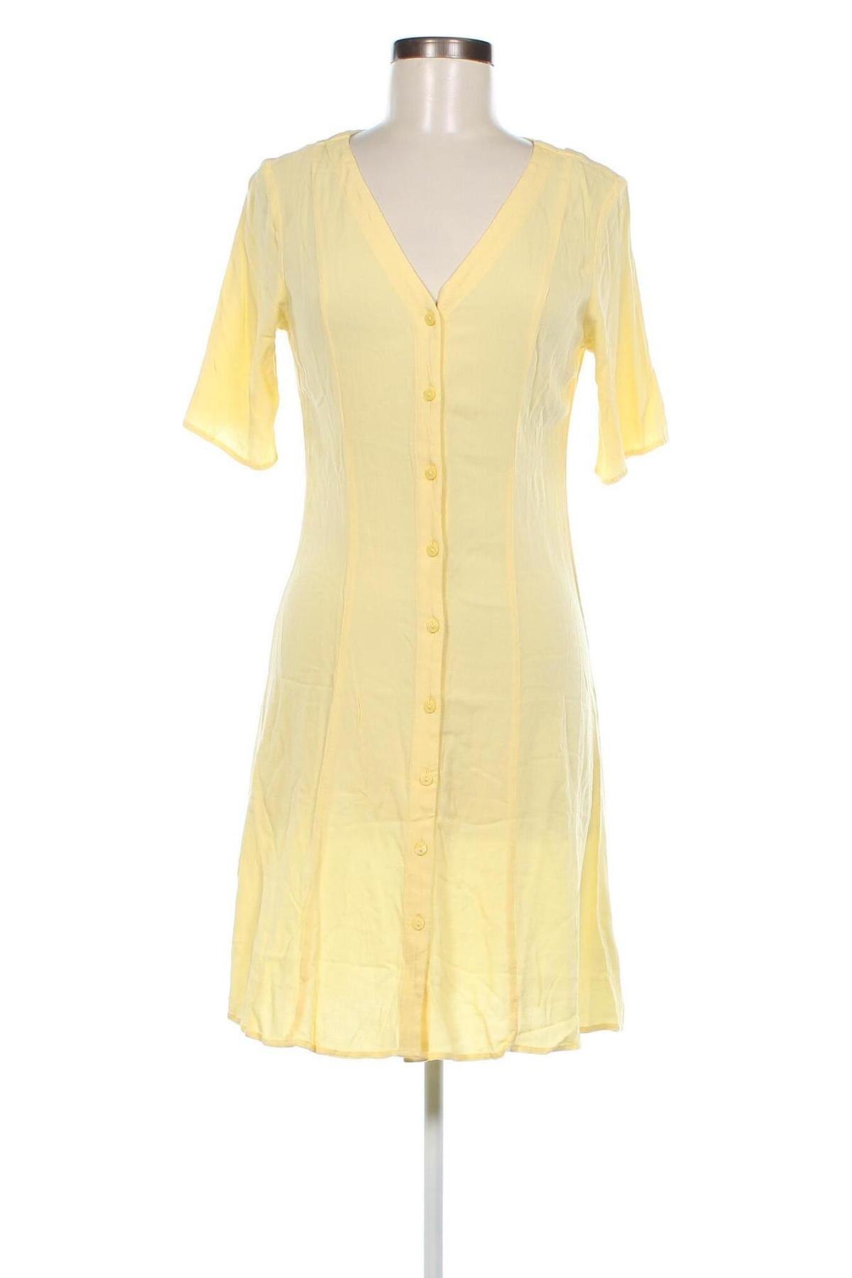 Kleid Monki, Größe XS, Farbe Gelb, Preis 6,82 €