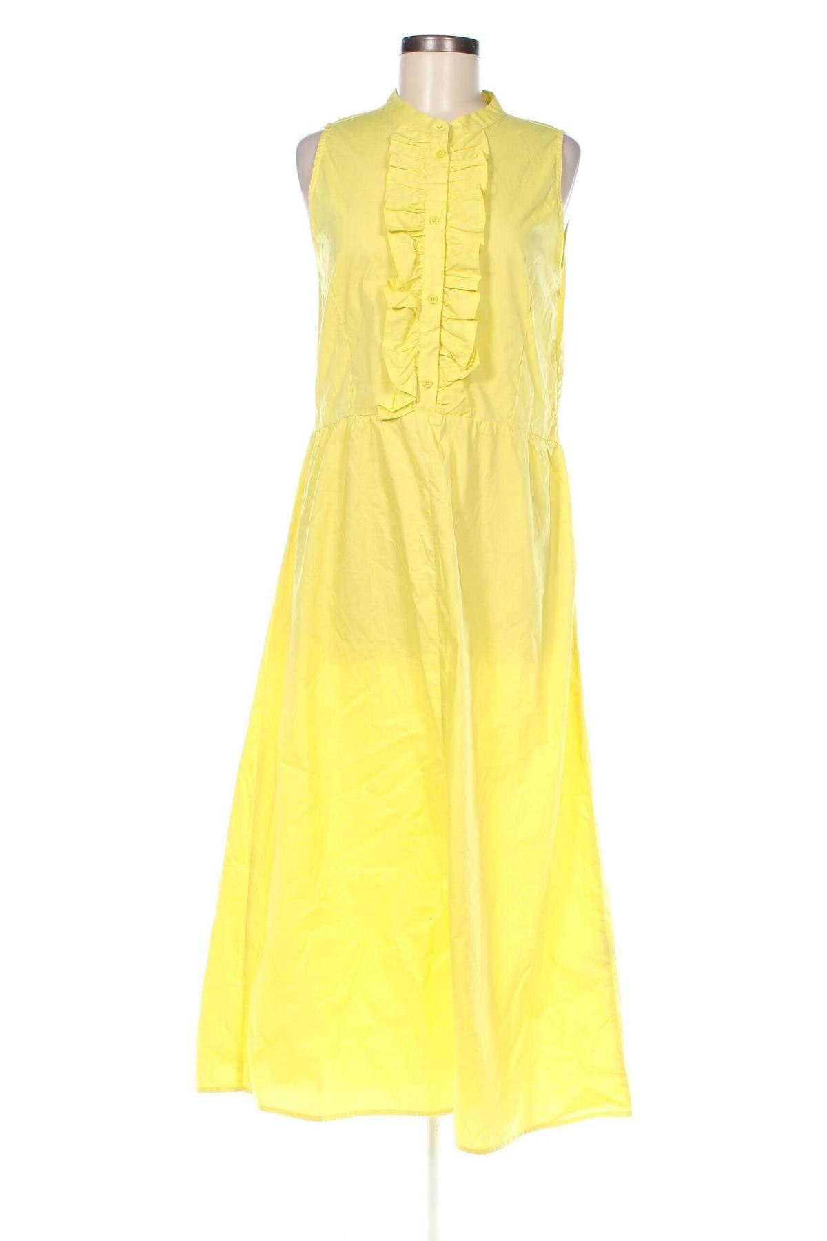 Kleid Silvian Heach, Größe XL, Farbe Gelb, Preis 78,14 €