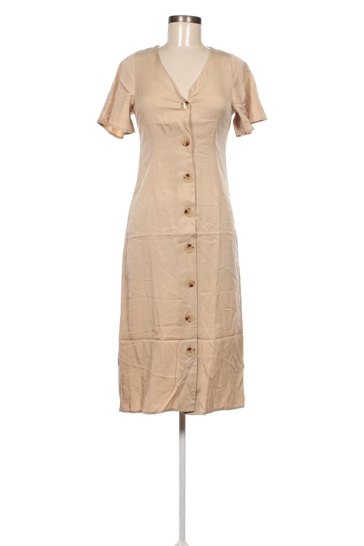 Kleid Vero Moda, Größe XS, Farbe Beige, Preis 27,84 €