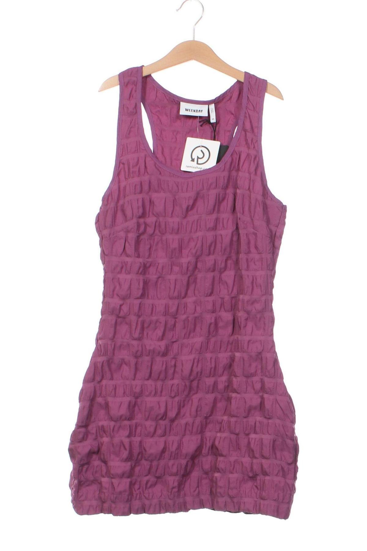 Φόρεμα Weekday, Μέγεθος XS, Χρώμα Βιολετί, Τιμή 11,22 €