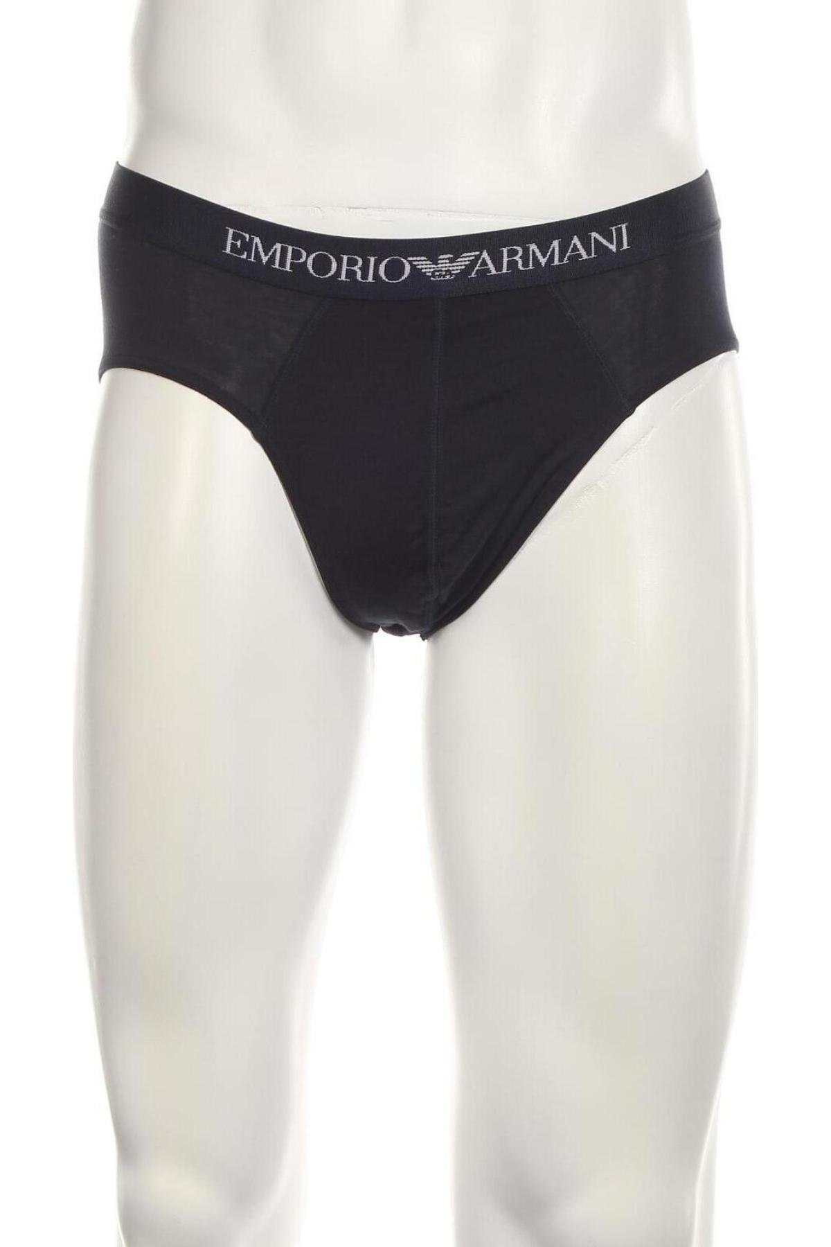 Слип Emporio Armani Underwear, Размер M, Цвят Син, Цена 55,46 лв.