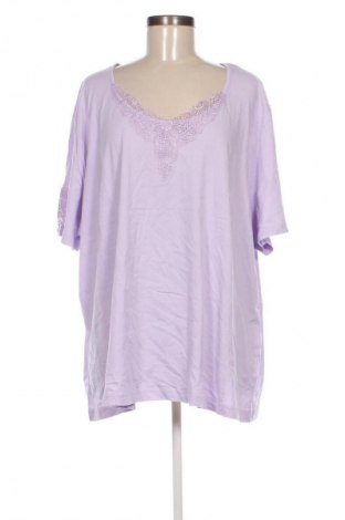 Damen Shirt, Größe 5XL, Farbe Lila, Preis 13,99 €