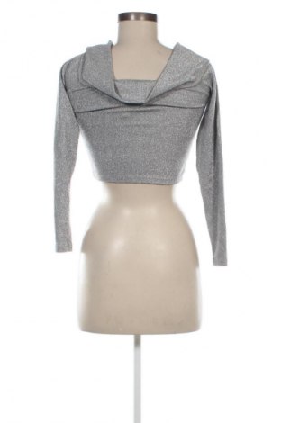 Damen Shirt Bershka, Größe M, Farbe Silber, Preis 4,99 €