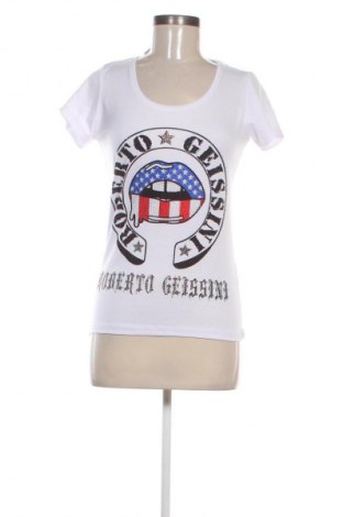 Damen T-Shirt Roberto Geissini, Größe S, Farbe Weiß, Preis 8,99 €