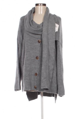 Damen Strickjacke, Größe M, Farbe Grau, Preis 15,99 €