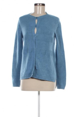 Damen Strickjacke Motivi, Größe M, Farbe Blau, Preis 7,99 €