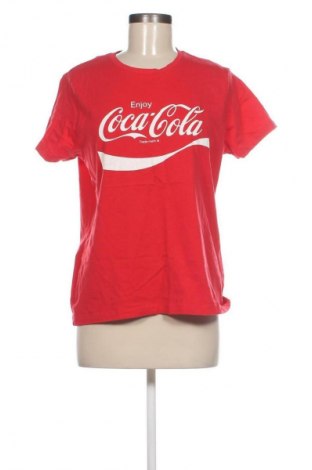 Damski T-shirt Coca Cola, Rozmiar XL, Kolor Czerwony, Cena 41,38 zł