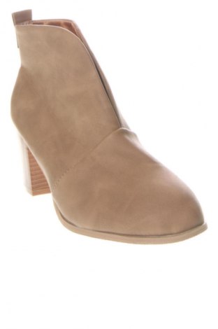 Damen Stiefeletten, Größe 38, Farbe Beige, Preis 21,99 €