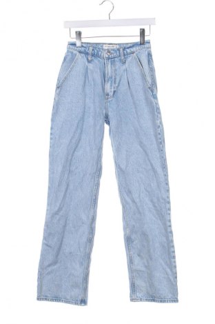 Blugi de femei Abercrombie & Fitch, Mărime XXS, Culoare Albastru, Preț 57,99 Lei