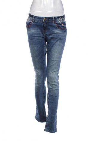 Damskie jeansy Desigual, Rozmiar L, Kolor Niebieski, Cena 216,99 zł