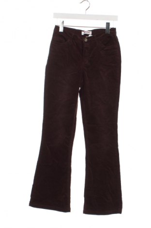 Pantaloni de velvet de femei John Baner, Mărime XS, Culoare Maro, Preț 26,99 Lei