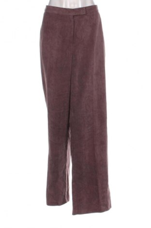 Pantaloni de velvet de femei Noni B, Mărime XL, Culoare Mov, Preț 141,99 Lei