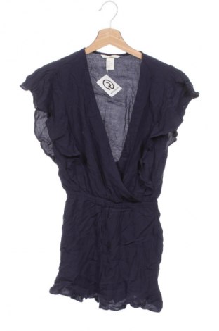 Dámská krátká kombinéza  H&M, Velikost XXS, Barva Modrá, Cena  349,00 Kč