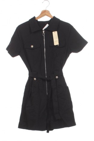 Women's short jumpsuit Made In Italy, Μέγεθος XS, Χρώμα Μαύρο, Τιμή 27,99 €