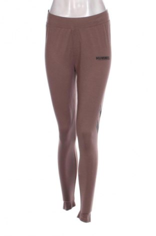 Damen Leggings Hummel, Größe M, Farbe Beige, Preis 14,00 €