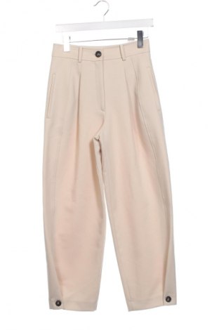 Damenhose Zara, Größe XS, Farbe Beige, Preis 27,57 €