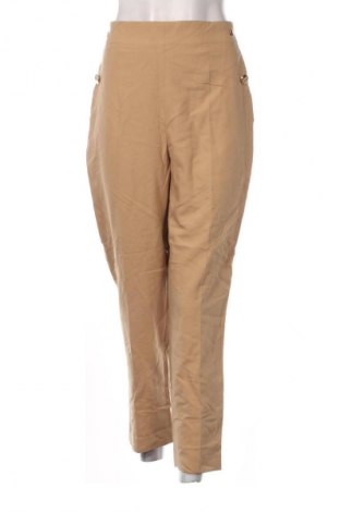 Damenhose Zara, Größe L, Farbe Beige, Preis 18,99 €