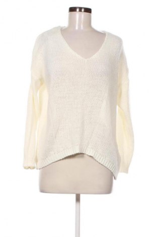 Damski sweter Unbranded, Rozmiar L, Kolor Biały, Cena 23,99 zł