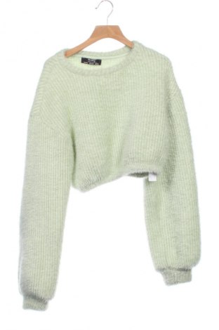 Damski sweter Bershka, Rozmiar XS, Kolor Zielony, Cena 62,99 zł