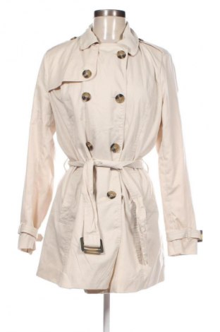 Damen Trench Coat Charles Vogele, Größe L, Farbe Ecru, Preis € 19,99