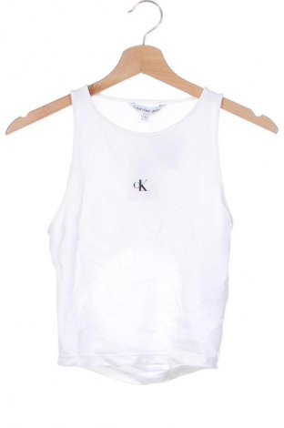 Дамски топ Calvin Klein Jeans, Размер XS, Цвят Бял, Цена 64,99 лв.