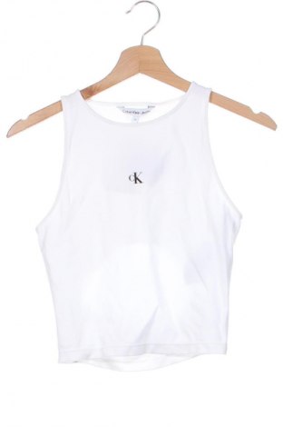 Damentop Calvin Klein Jeans, Größe XS, Farbe Weiß, Preis 30,99 €