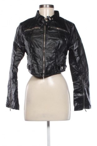 Damen Lederjacke, Größe S, Farbe Schwarz, Preis 36,99 €